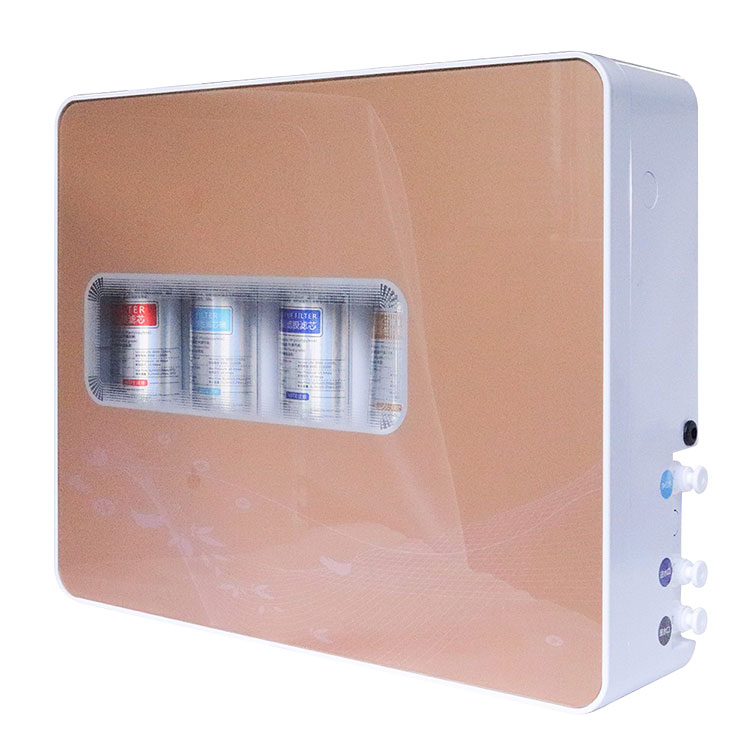 Purificador de agua alcalina de 4 etapas para el hogar, filtro purificador de agua de membrana de ultrafiltración Uf alcalina para el hogar