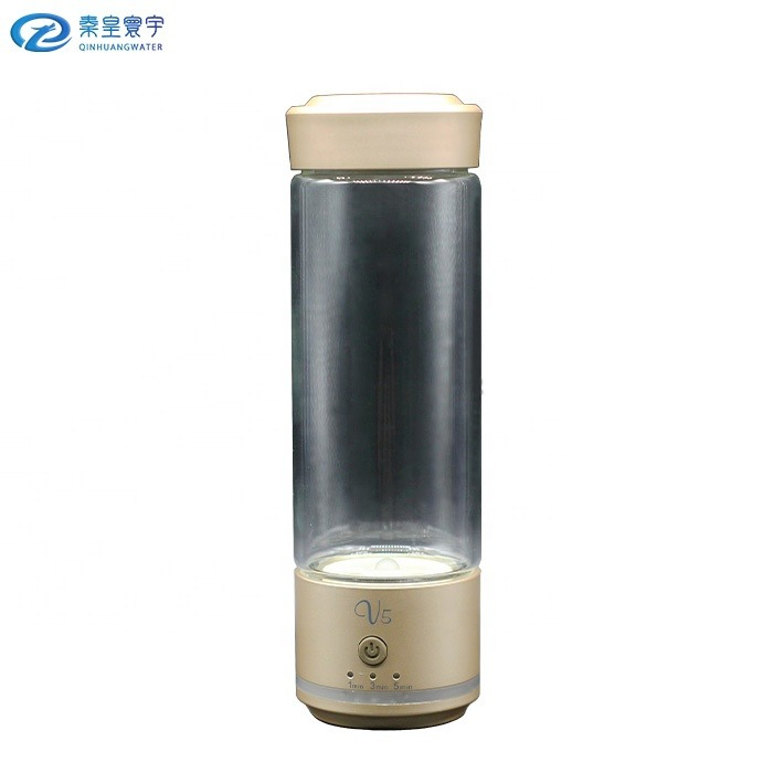 Botella de generador de agua de hidrógeno inteligente portátil