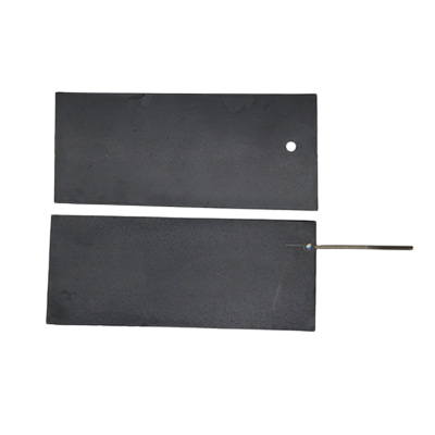 Electrodo de placa de titanio Gr1 con revestimiento MMO de electrólisis de agua